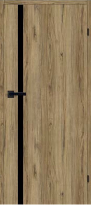 Speciální nabídka SET Rebate Vnitřní dveře Vivento Niagara Black + rám dveří + klika