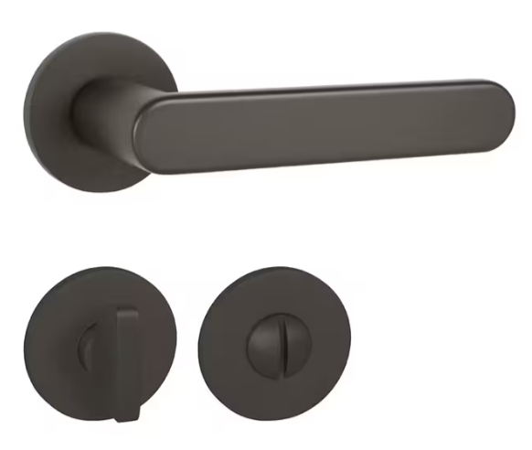 Klika na dveře TI - ROUND - R 3957 5S, Povrch: GRM - grafit mat (141) - Obrázek 3