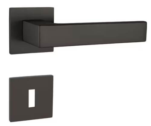 Klika na dveře TI - SQUARE - HR 4275Q 5S, Povrch: GRM - grafit mat (141)