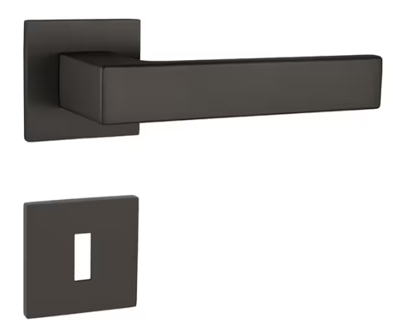 Klika na dveře TI - SQUARE - HR 4275Q 5S, Povrch: GRM - grafit mat (141)