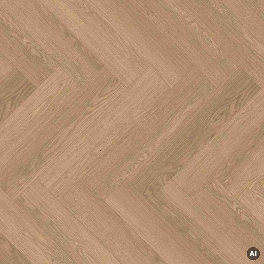 Laminátová podlaha Egger Dub Baronia hnedý AC4 Herringbone
