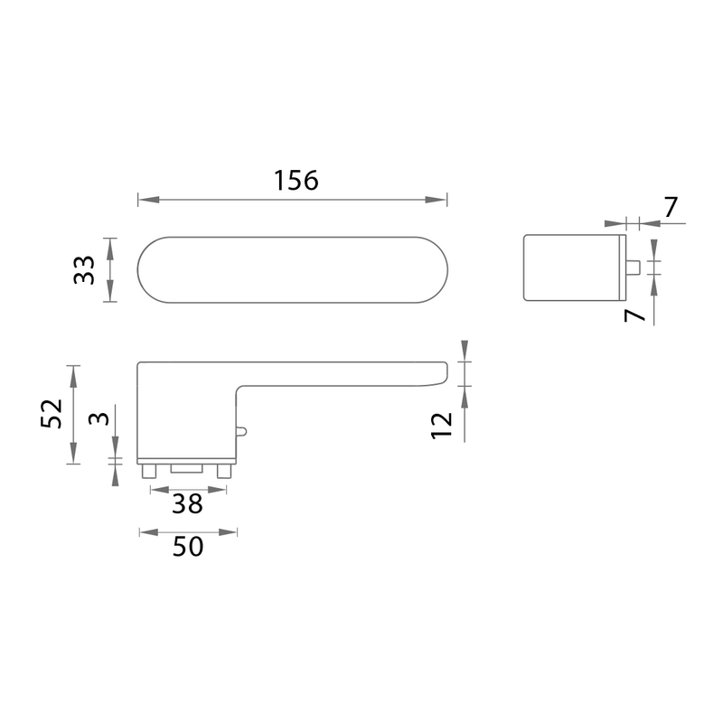 MPK - IMPRESSA SWITCH LOCK - OR GRM - grafit matný (MSB)