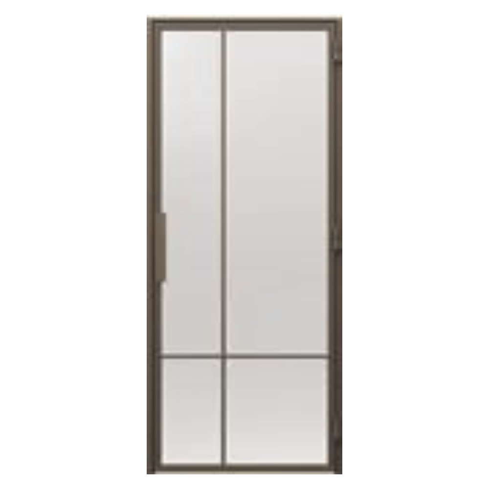 Interiérové dvere Porta Doors Loft Stalowe (oceľové) model 5, oceľový rám s tvrdeným sklom