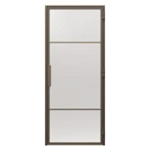 Interiérové dvere Porta Doors Loft Stalowe (oceľové) model 6, oceľový rám s tvrdeným sklom
